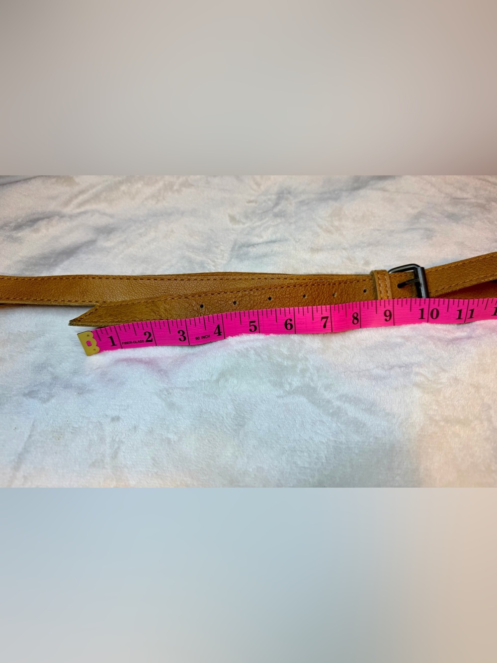 American Darling Mustard Brown Leather Adjustable Shoulder Strap - Picture 5 of 5